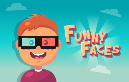 Lustige Gesichter